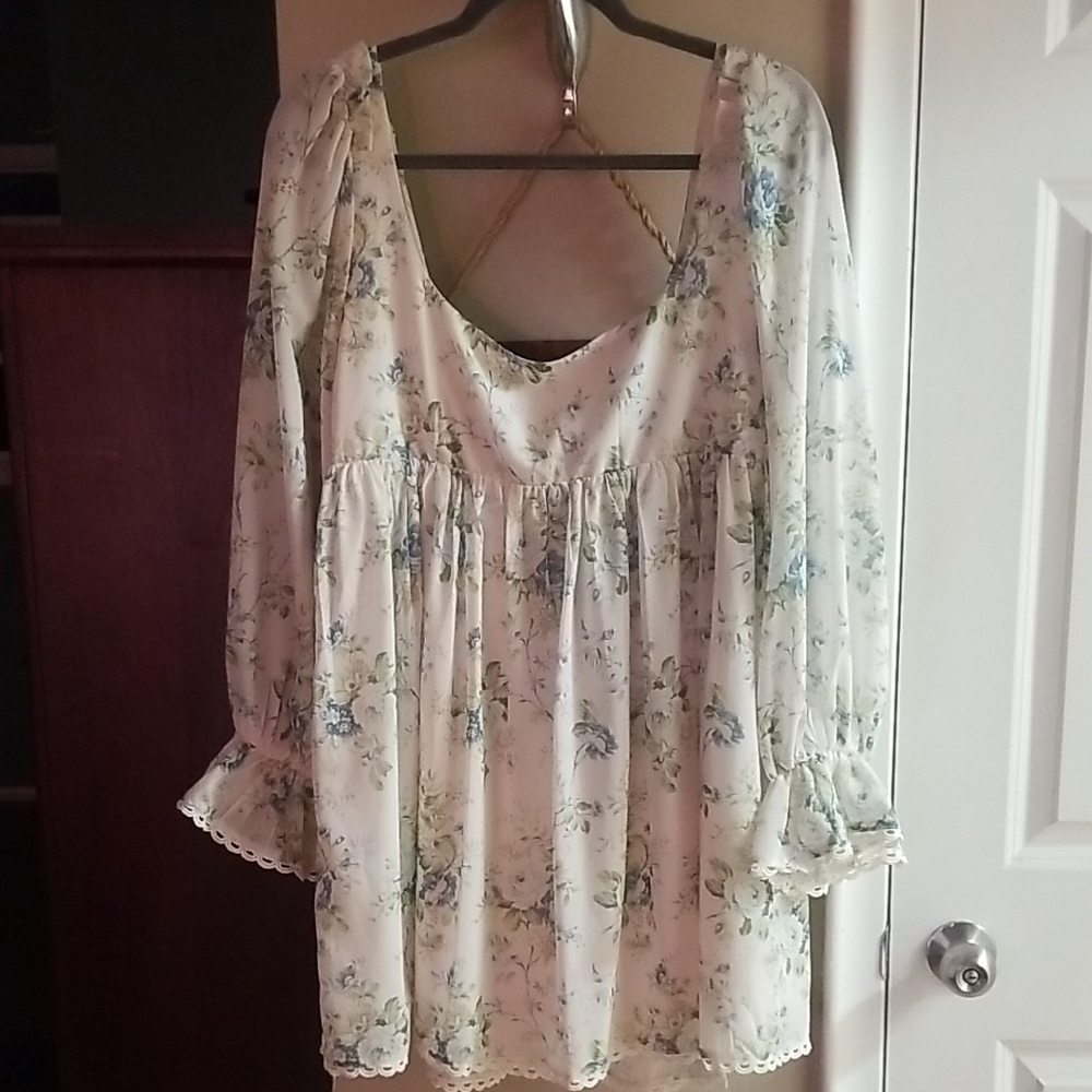 Altar'd State Floral Ruffled Dress - Picture 15 of 15